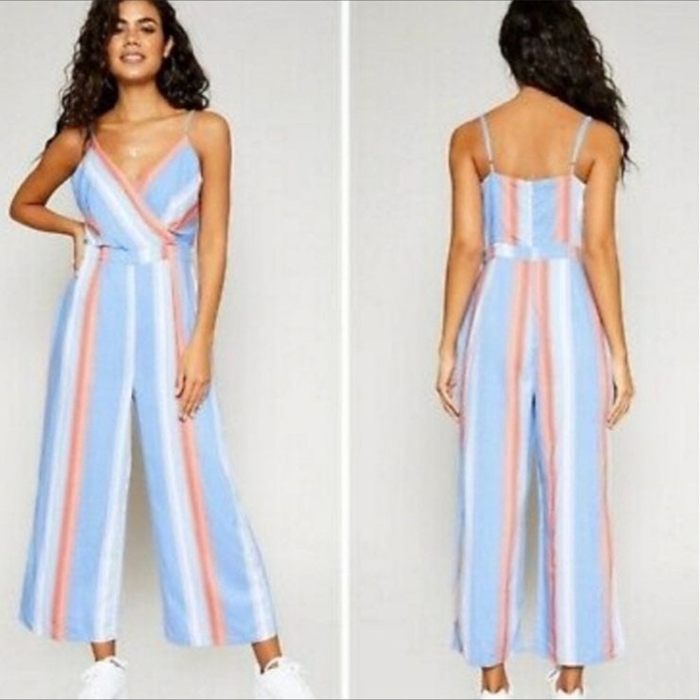 Sadie & Sage striped jumpsuit